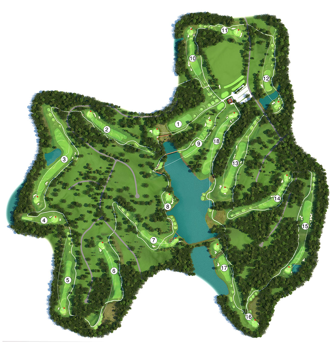 Full golf course mapping production